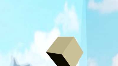 Low poly plane test animation