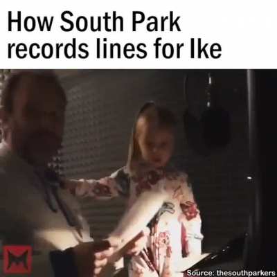 How South Park records lines for Ike character