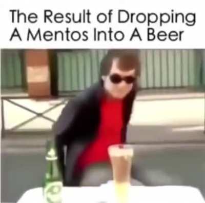 I didn't know beer was like a soda.