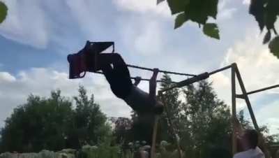 Adults at the playground