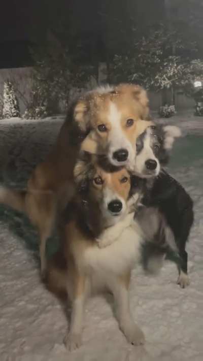 Triple hug