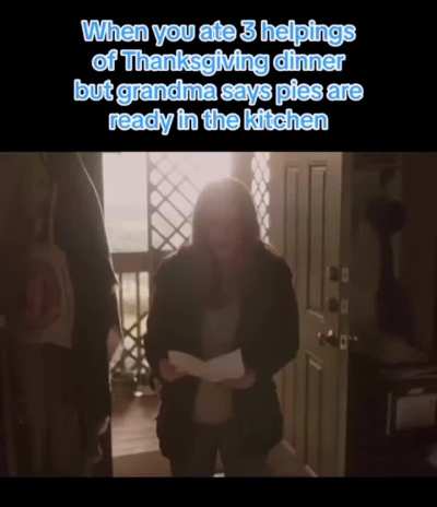 Uncle Shane always saves a little room