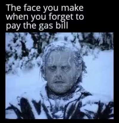 And its snowing outside. Whoops