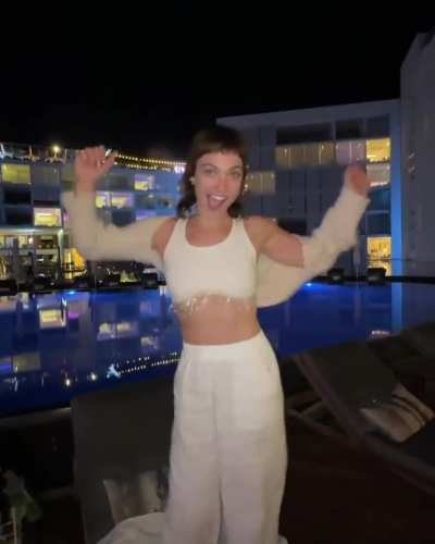 Shaking her tassels (IG Jan 26 2024)