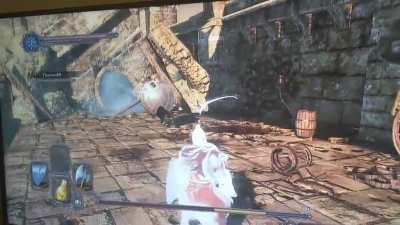 My bro and I playing Dark Souls (recording only captured my audio, but the important is there)