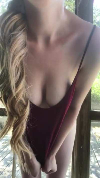 this top gives you quite the view [oc]