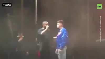Rapper YG harrases and pushes a fan for not saying 