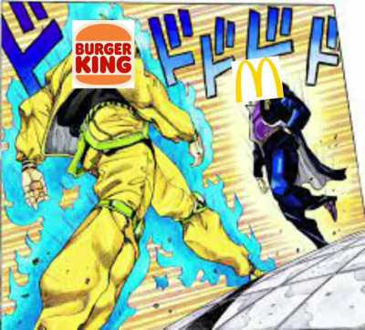 When 2 burger companies meet eachother
