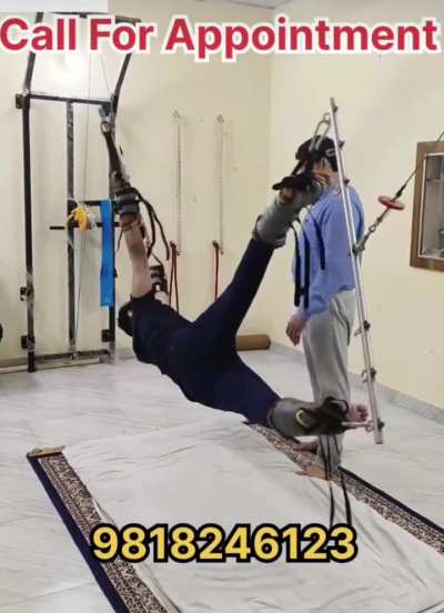 Kinky chiropractor seeks new appointments to try out his new technique.