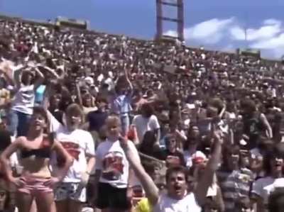 Metallica concert in 1988
