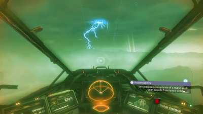 Found a relic that teleported me half way across the galaxy to a seriously hostile planet. The visuals in the game are amazing.