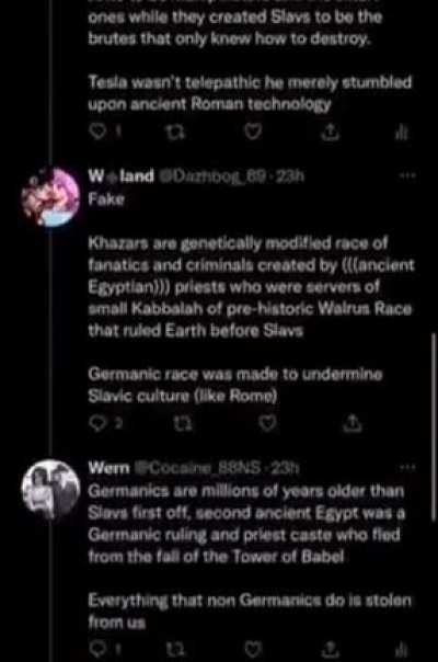 Schizo infighting