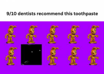 The 7th dentist looks a bit Sus