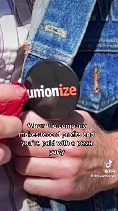 When the company makes record bank but pays in pizza. Y’all know what time it is…