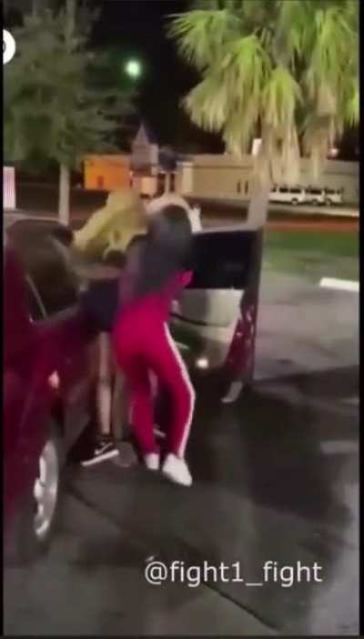 They fighting with everything but the kitchen sink.
