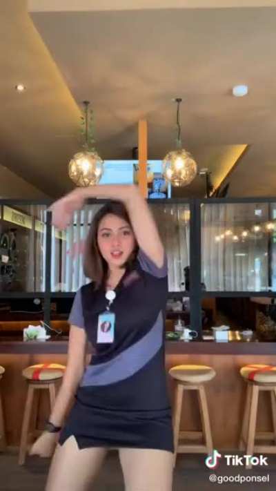 Her moves and face when she dance