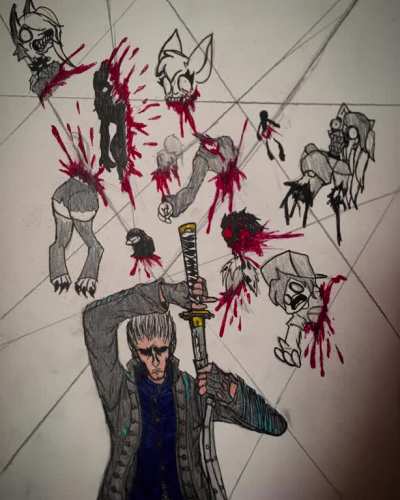 Vergil Status But In a drawing