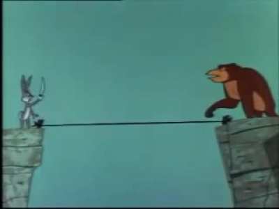Take one step on that rope and I'll cut it