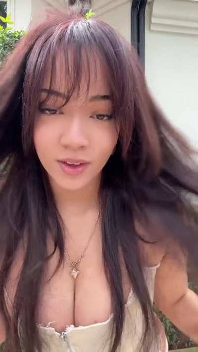 the face and cleavage