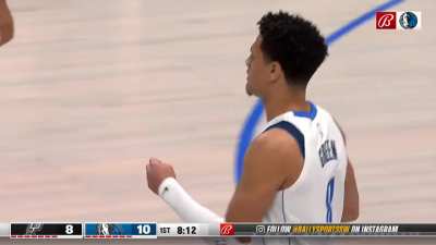 [Highlight] Luka sends it to Josh Green for the fastbreak jam