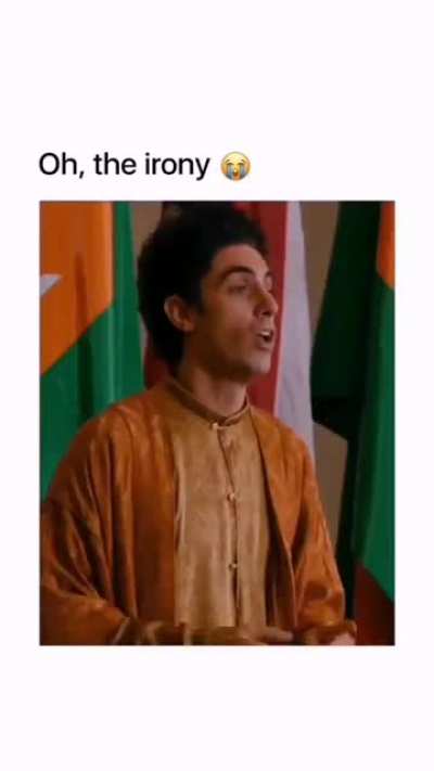 ohh, the irony