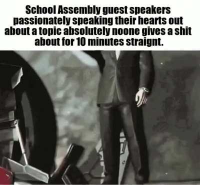 PSAs are so fucking boring.