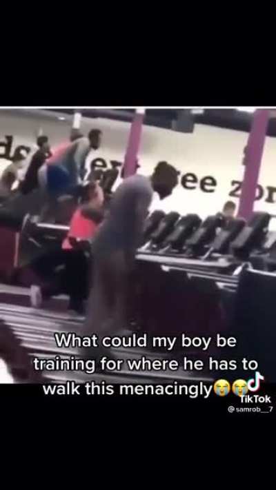 Man is on a mission