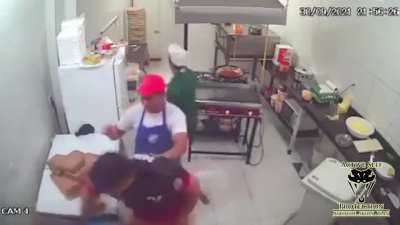 Armed Robber Gets Absolutely DESTROYED With a Rolling Pin