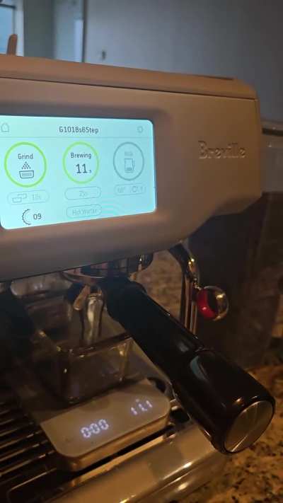 How is my extraction [Breville touch]