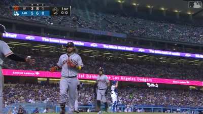 [Highlight] Brandon Crawford homers, announcer Duane Kuiper unsure if it stayed fair. Mike Krukow completes the home run call