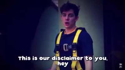 I finished the disclaimer song