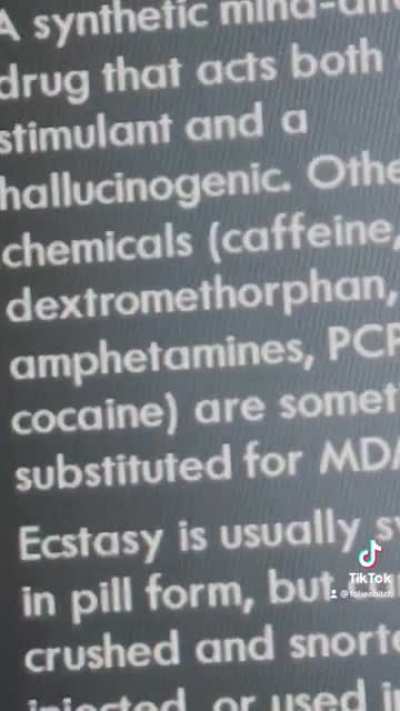I know tik tok is a no-no on reddit, but I made this one during our anti drug PowerPoint