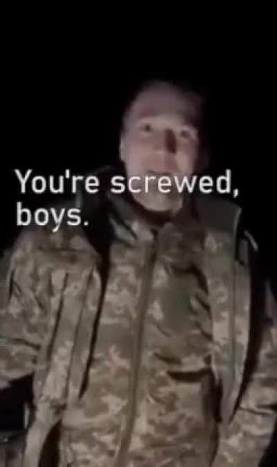 Six months ago this Ukrainian hero told the invaders their future and it still holds true today.
