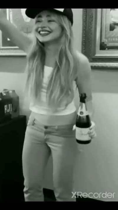 Sabrina Carpenter being herself