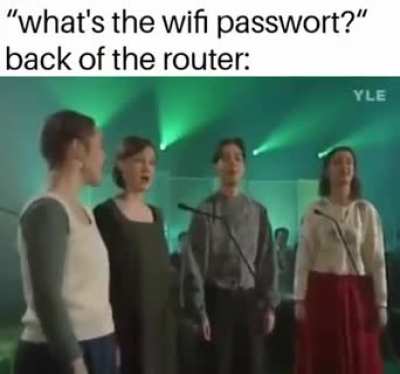 Oh, wifi passwort