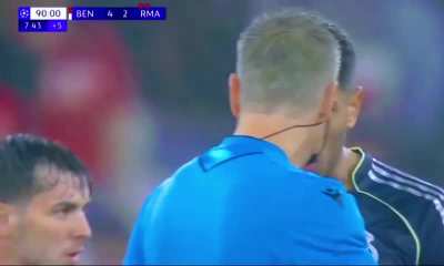 Benfica goalkeeper Anatoliy Trubin scores a last minute goal vs Real Madrid to save his team from being eliminated from the Champions League.