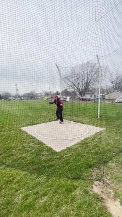 I’m not very good at discus..
