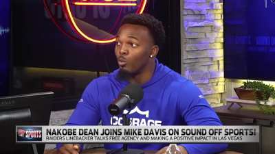 Nakobe Dean on his connection to Vegas, impressions of Fernando Mendoza & Maxx Crosby etc🏴‍☠️