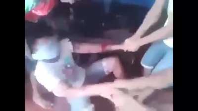 Brazilian prisoners arms broken then given double handshakes. nsfw