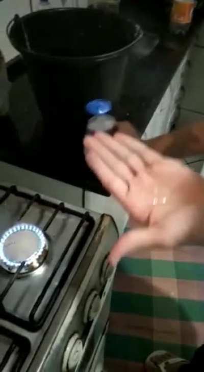 O novo tocha do fogao kakak