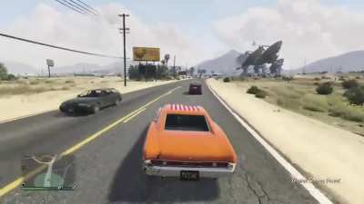 Just driving in a game