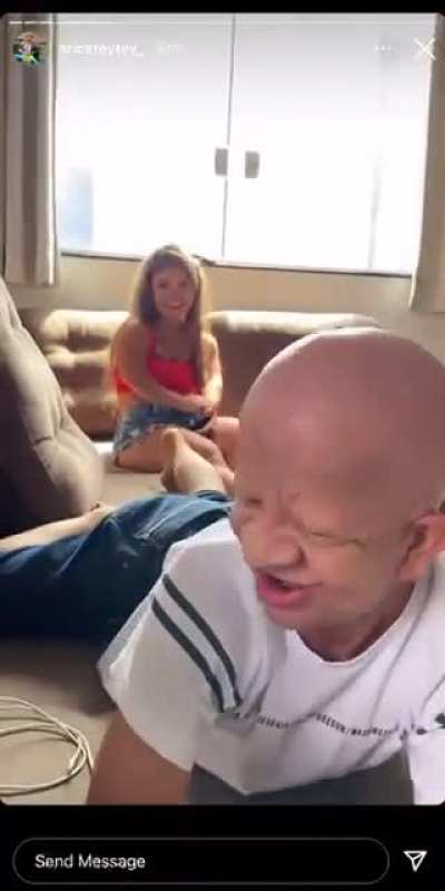 old nigga baby practicing for brucie