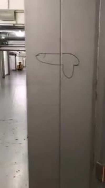 This elevator shaft