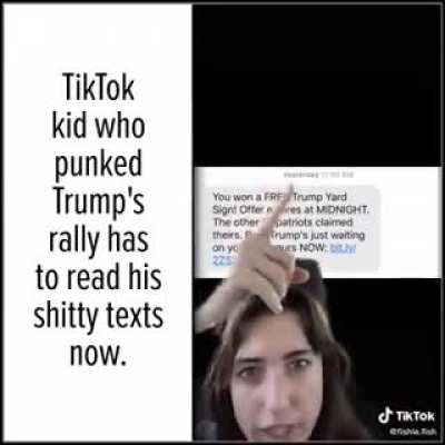 Reading trump texts