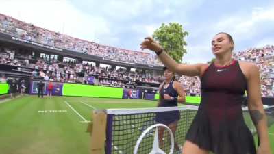 The moment Pegula secured her 4th career win over Sabalenka