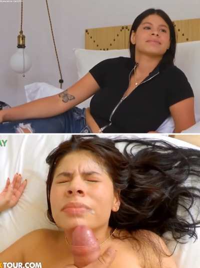 Quite unhappy Latina