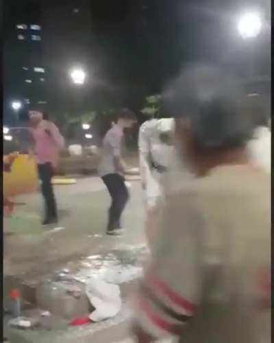 He couldn't resist.