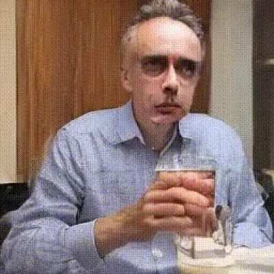 An AI-generated video of Jordan Peterson drinking apple cider, for your viewing displeasure