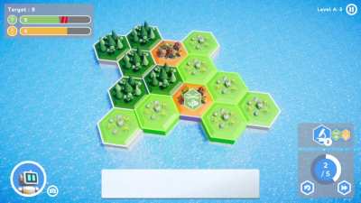 I’m developing my puzzle game solo, Hex Harmony. It’s a calm game where you need to find the balance between Nature and Humanity.