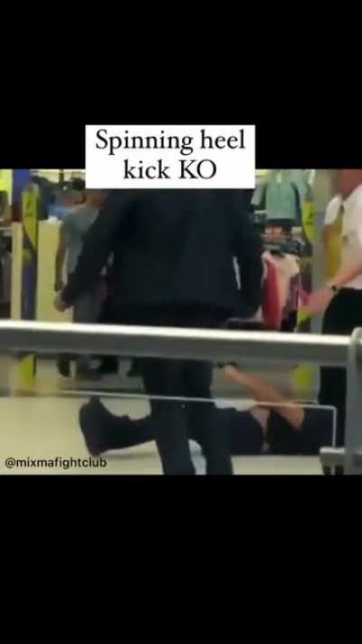 Spinning heel KO